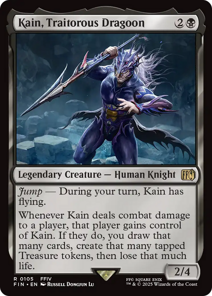 Image of Kain, Traitorous Dragoon (FIN-105) - FINAL FANTASY Foil