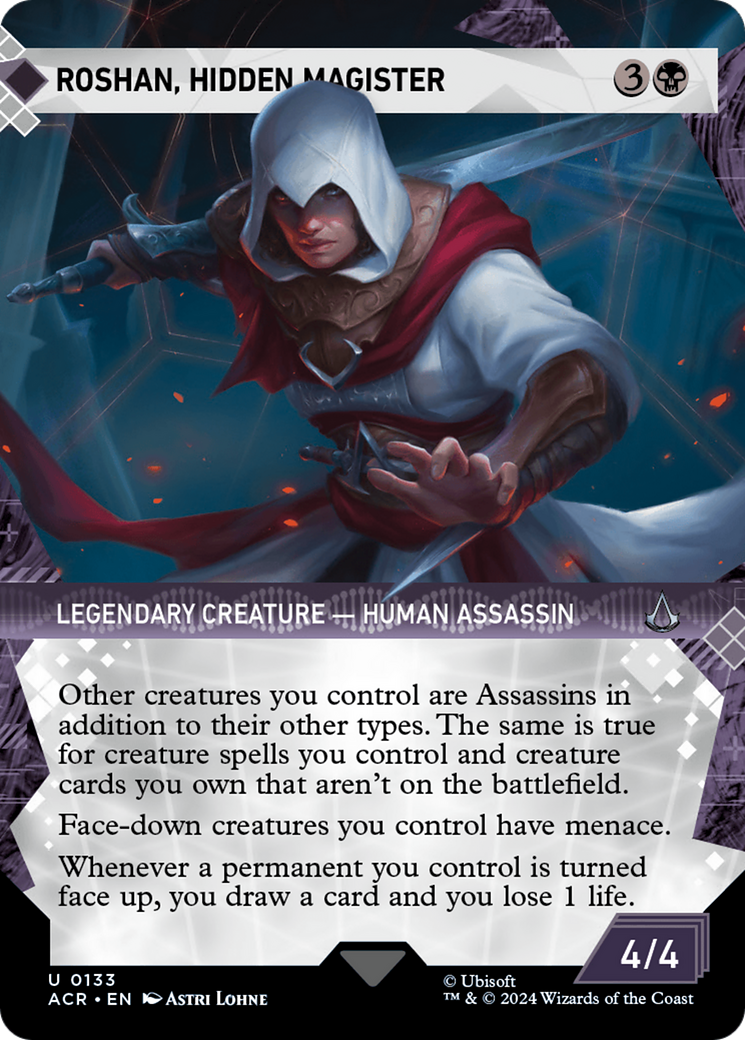 Image of Roshan, Hidden Magister (Showcase) (ACR-133) - Assassin's Creed: (Showcase) (Borderless) Foil