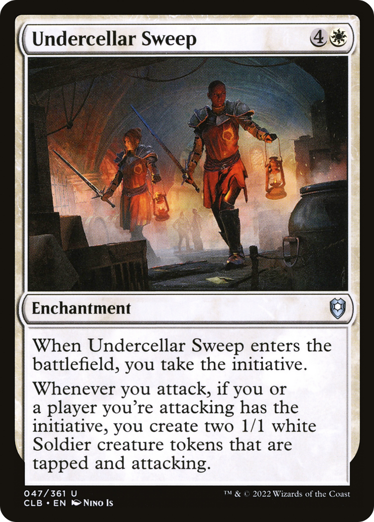 Image of Undercellar Sweep (CLB-047) - Commander Legends: Battle for Baldur's Gate Foil