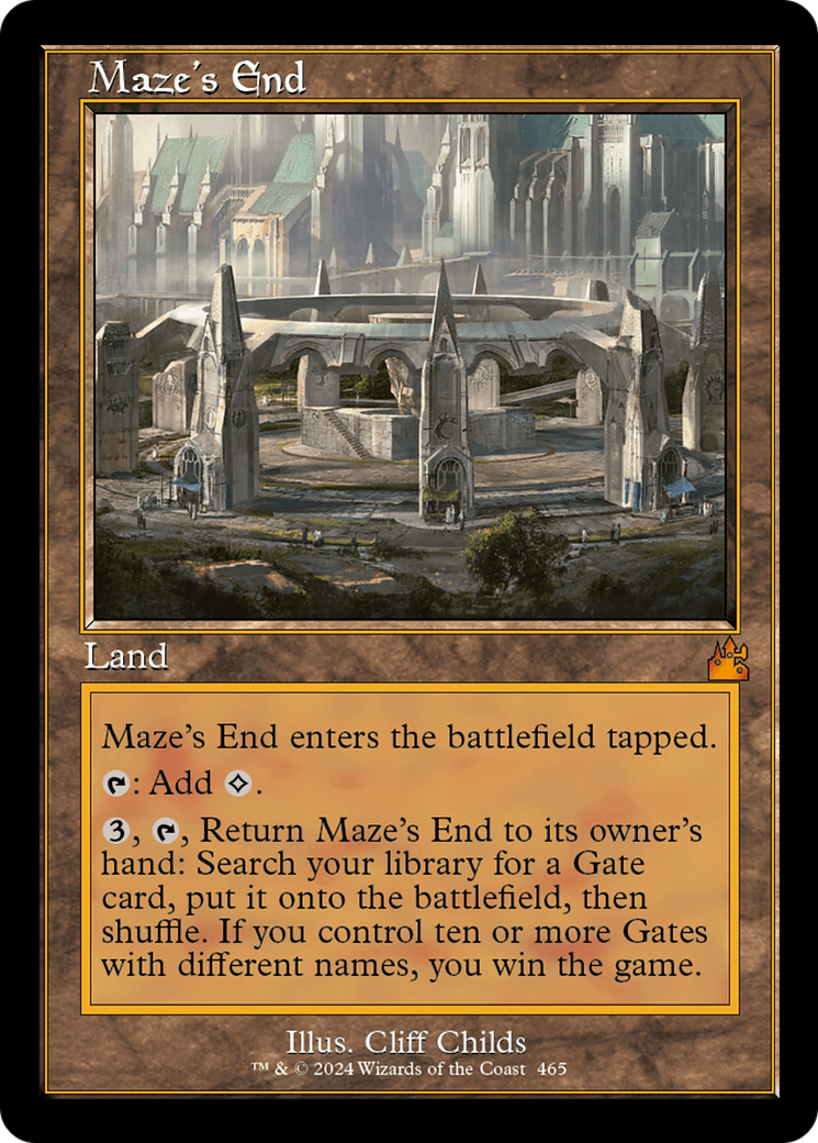 Image of Maze's End (Retro Frame) (RVR-465) - Ravnica Remastered