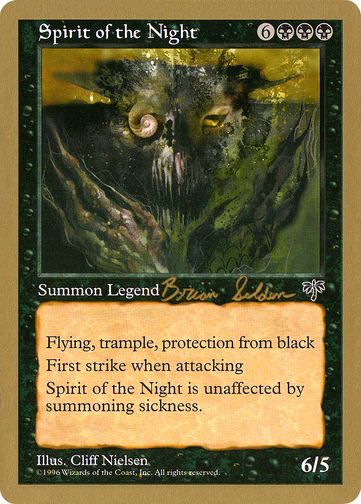 Image of Spirit of the Night - 1998 Brian Selden (MIR) (WCD-) - World Championship Decks 1998
