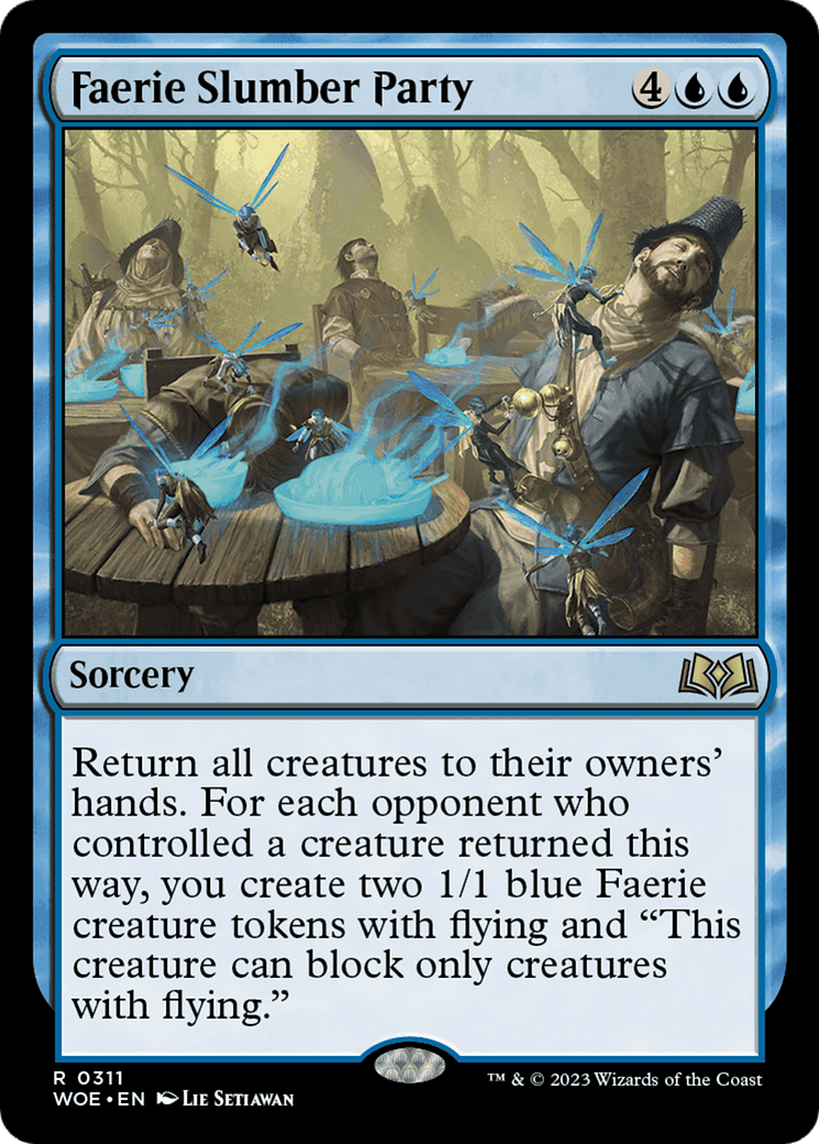 Image of Faerie Slumber Party (WOE-311) - Wilds of Eldraine Foil