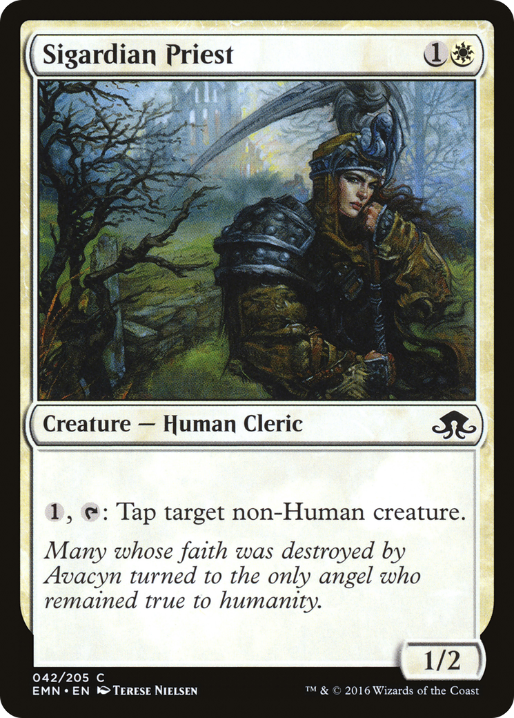 Image of Sigardian Priest (EMN-042) - Eldritch Moon