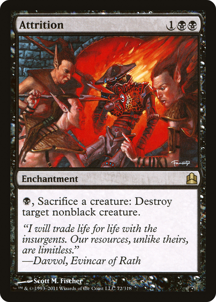 Image of Attrition (CMD-072) - Commander 2011