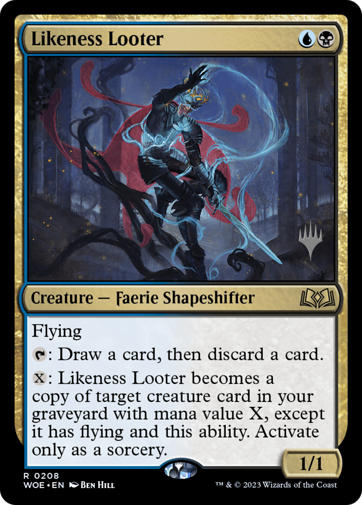 Image of Likeness Looter (PPWOE-208) - Wilds of Eldraine Promos Foil