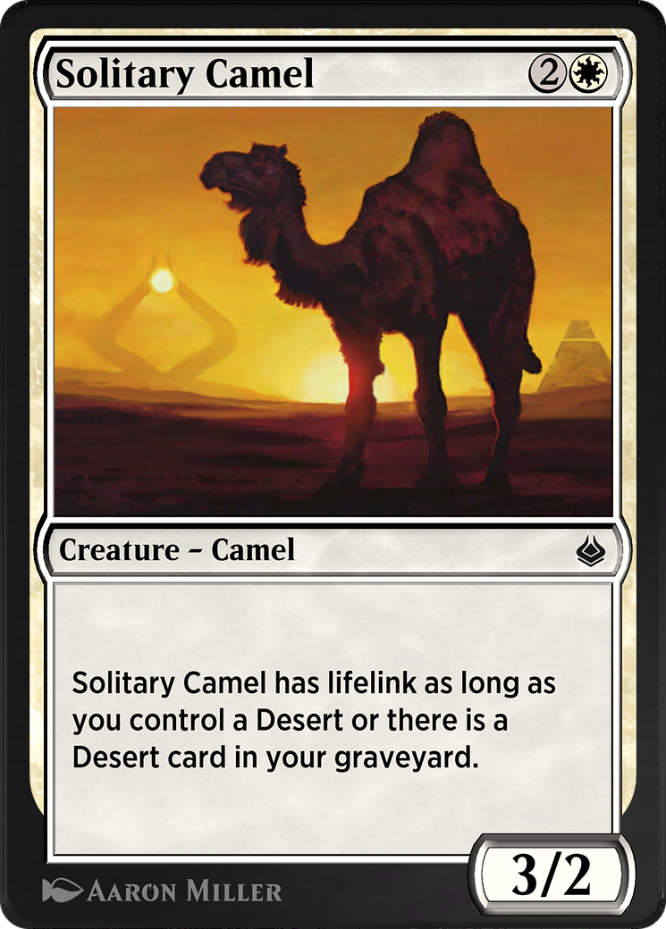 Image of Solitary Camel (AKR-036) - Amonkhet Remastered