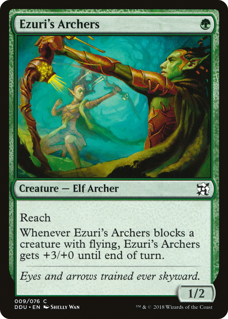 Image of Ezuri's Archers (DDU-009) - Duel Decks: Elves vs. Inventors