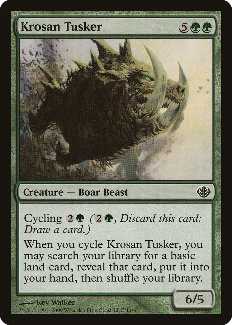 Image of Krosan Tusker (DDD-011) - Duel Decks: Garruk vs. Liliana