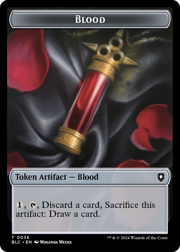 Image of Blood (TBLC-036) - Bloomburrow Commander Tokens