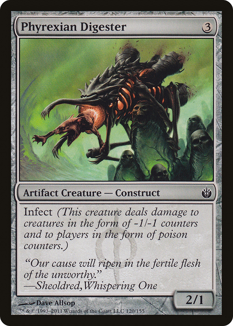 Image of Phyrexian Digester (MBS-120) - Mirrodin Besieged