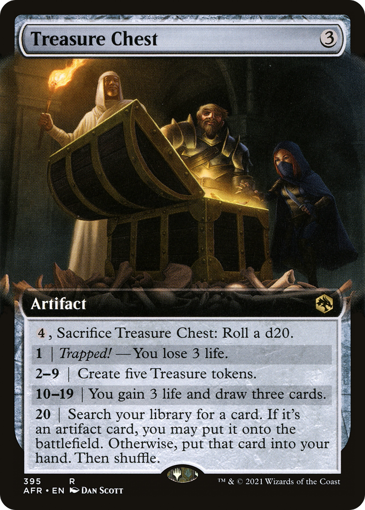 Image of Treasure Chest (Extended Art) (AFR-395) - Adventures in the Forgotten Realms: (Extended Art)