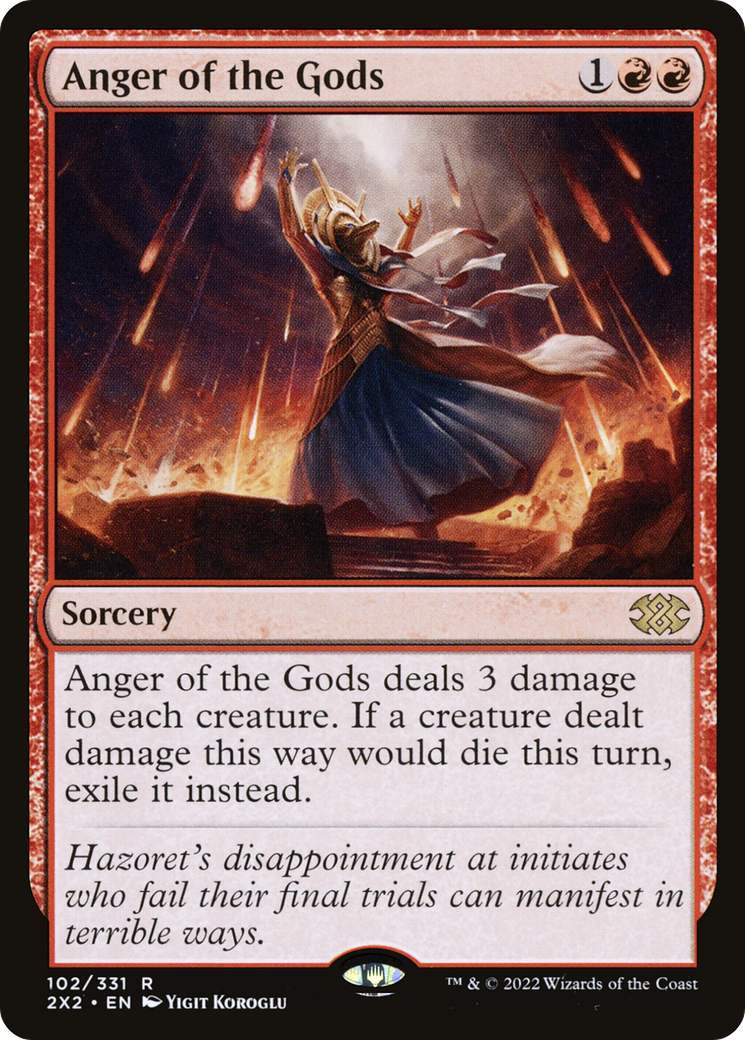 Image of Anger of the Gods (2X2-102) - Double Masters 2022
