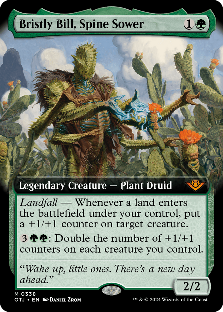 Image of Bristly Bill, Spine Sower (Extended Art) (OTJ-338) - Outlaws of Thunder Junction: (Extended Art)