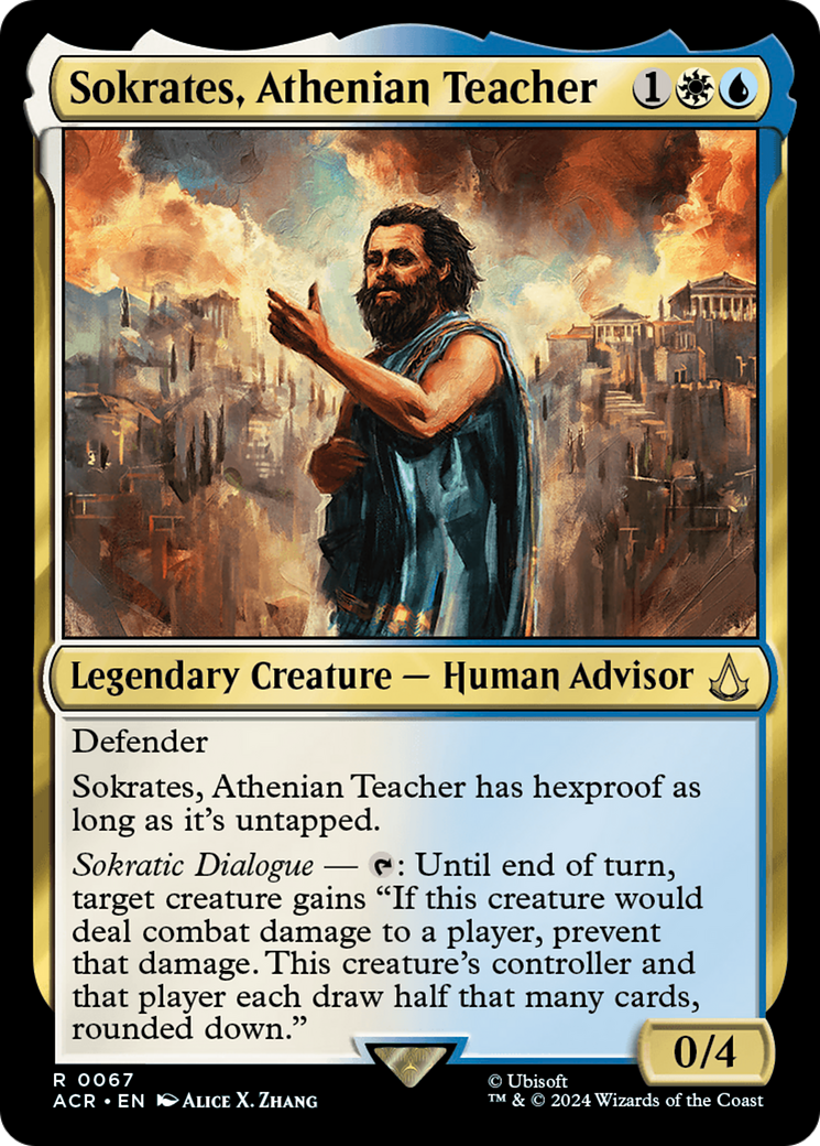 Image of Sokrates, Athenian Teacher (ACR-067) - Assassin's Creed Foil