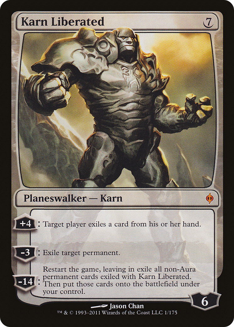 Image of Karn Liberated (NPH-001) - New Phyrexia Foil