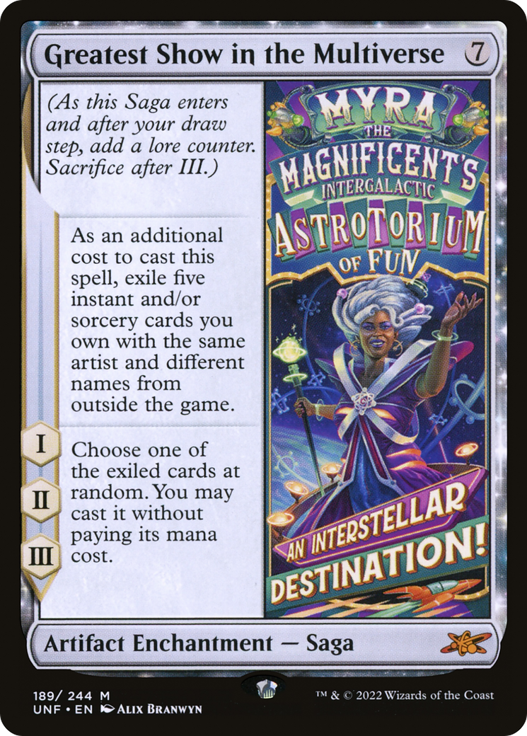 Image of Greatest Show in the Multiverse (UNF-189) - Unfinity Foil