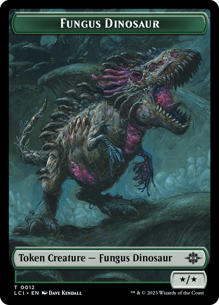 Image of Fungus Dinosaur (TLCI-012) - The Lost Caverns of Ixalan Tokens Foil