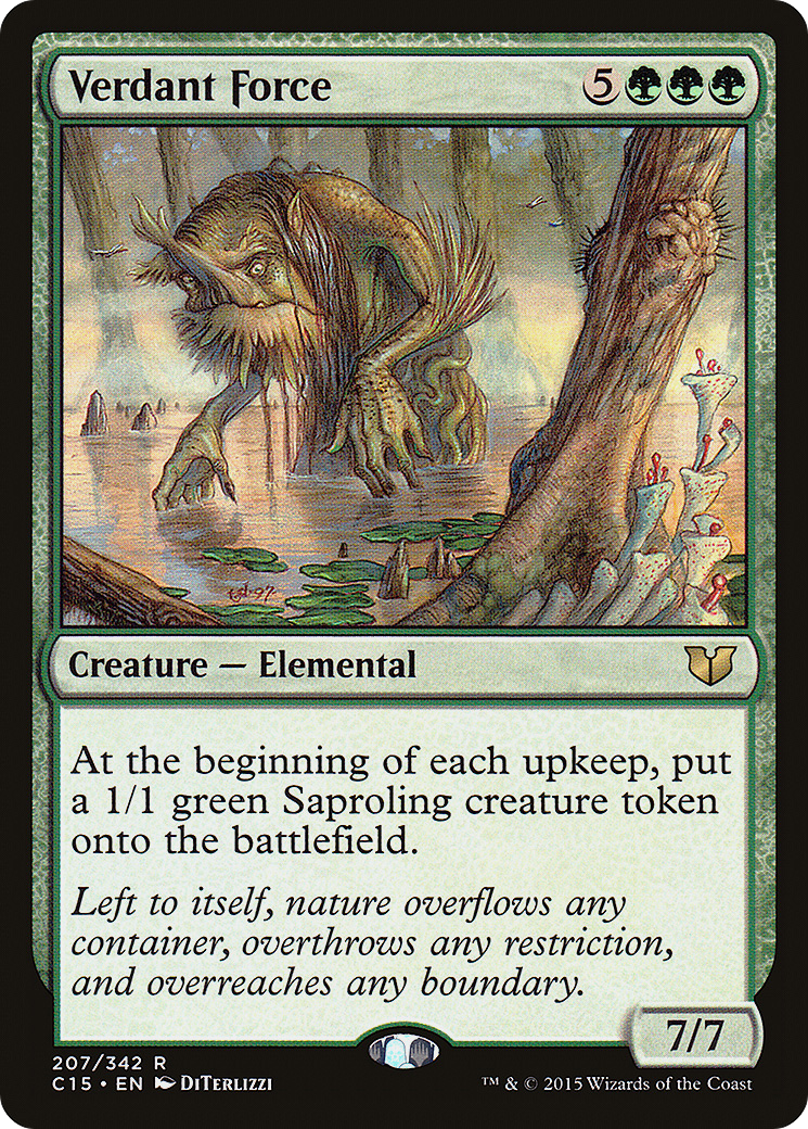Image of Verdant Force (C15-207) - Commander 2015