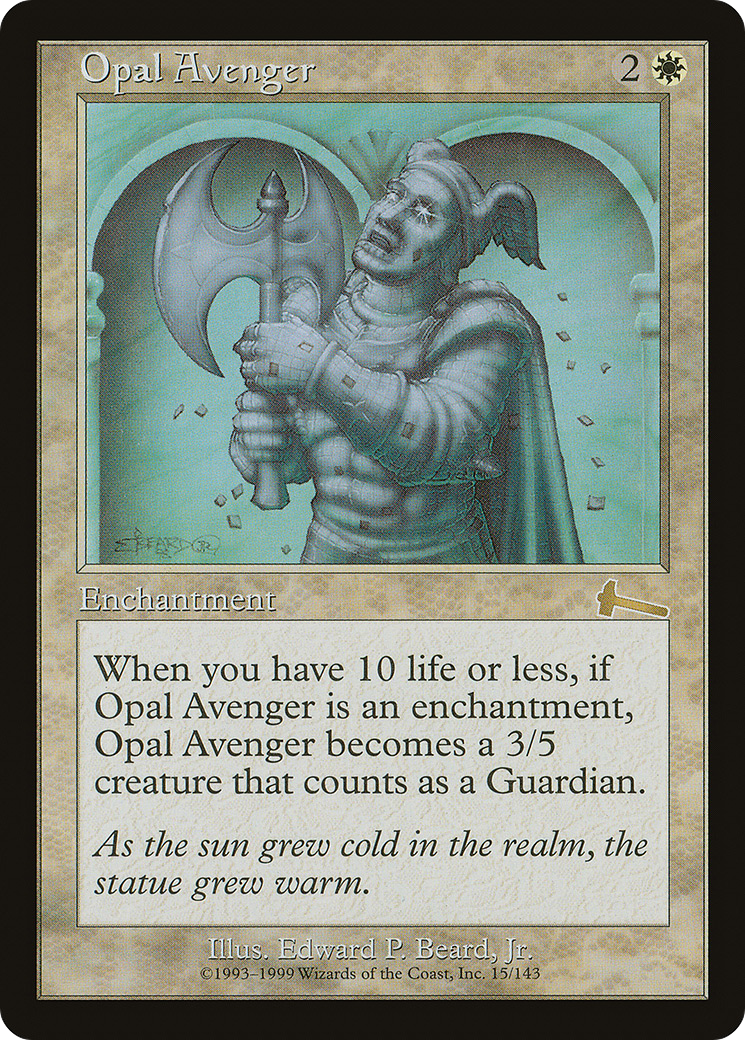 Image of Opal Avenger (ULG-015) - Urza's Legacy Foil