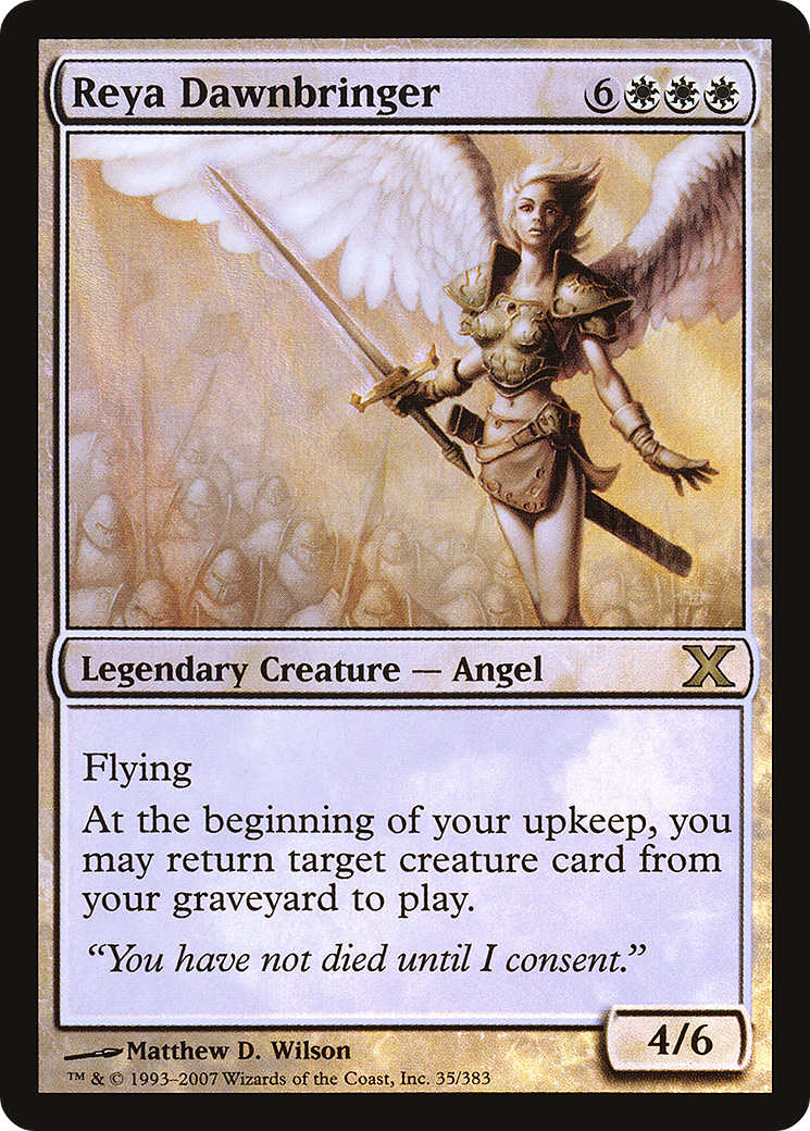 Image of Reya Dawnbringer (10E-35★) - Tenth Edition Foil