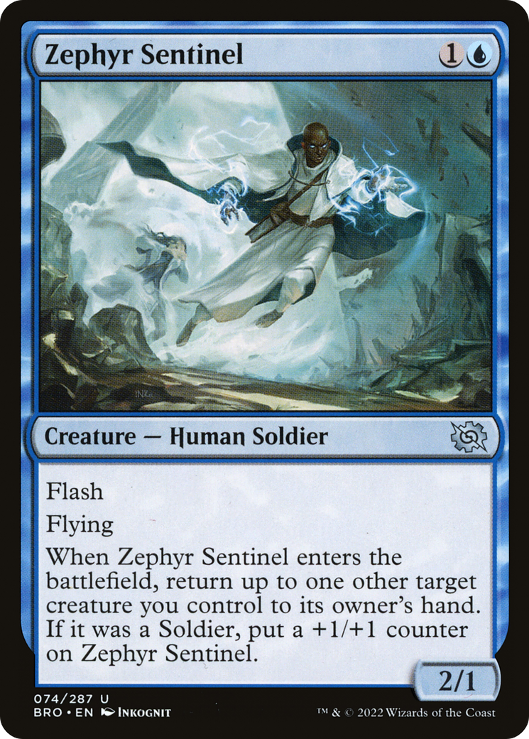 Image of Zephyr Sentinel (BRO-074) - The Brothers' War