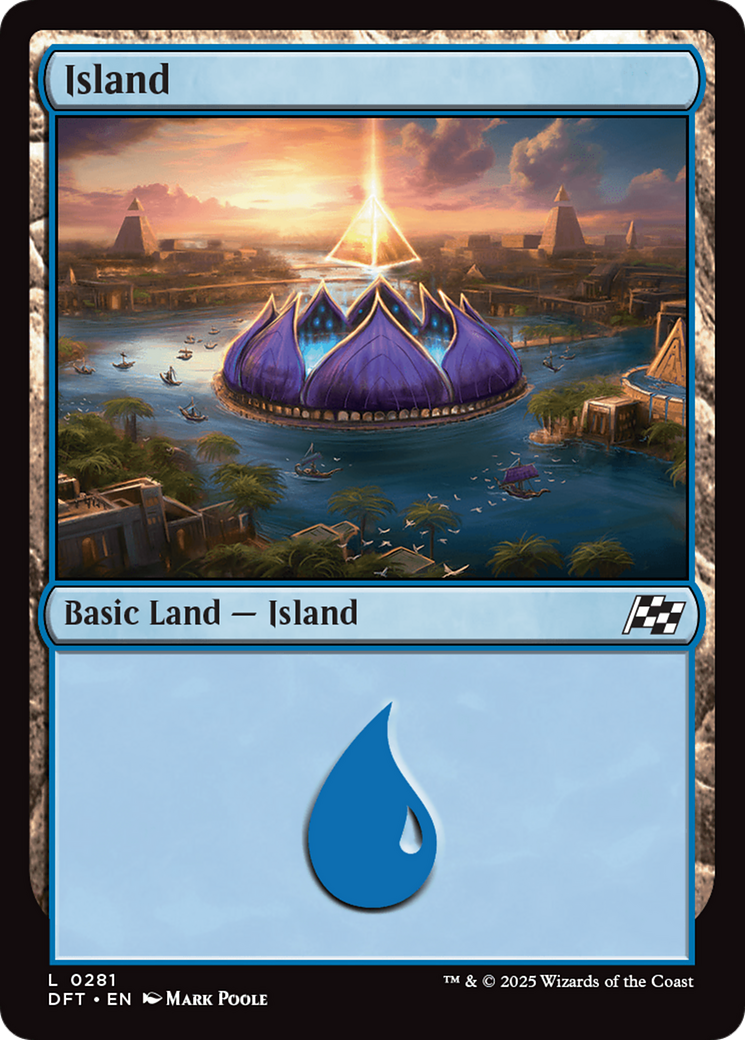 Image of Island (0281) (DFT-281) - Aetherdrift