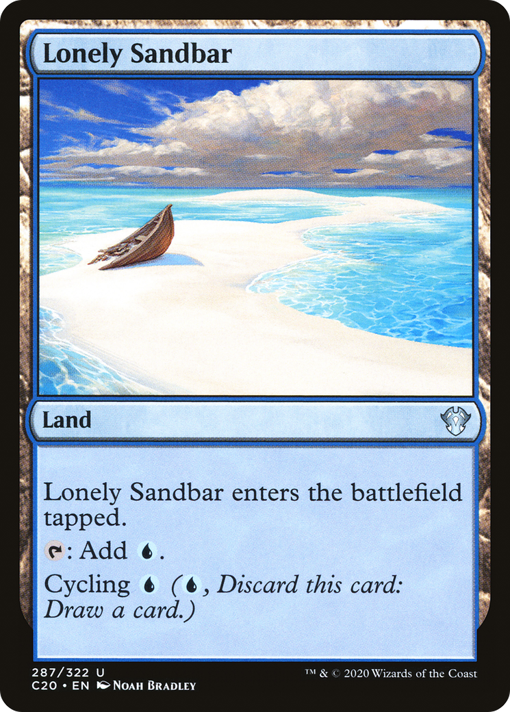 Image of Lonely Sandbar (C20-287) - Commander 2020