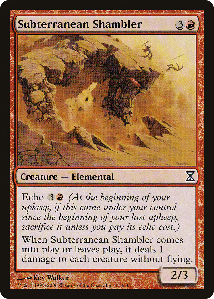 Image of Subterranean Shambler (TSP-178) - Time Spiral