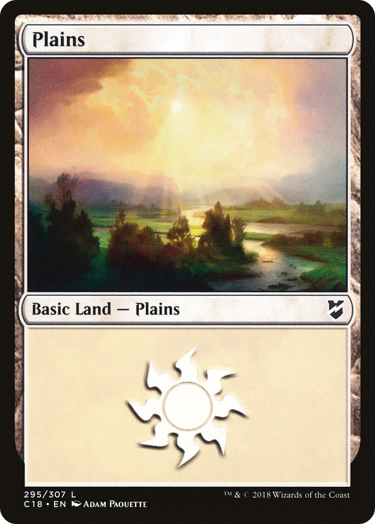 Image of Plains (295) (C18-295) - Commander 2018