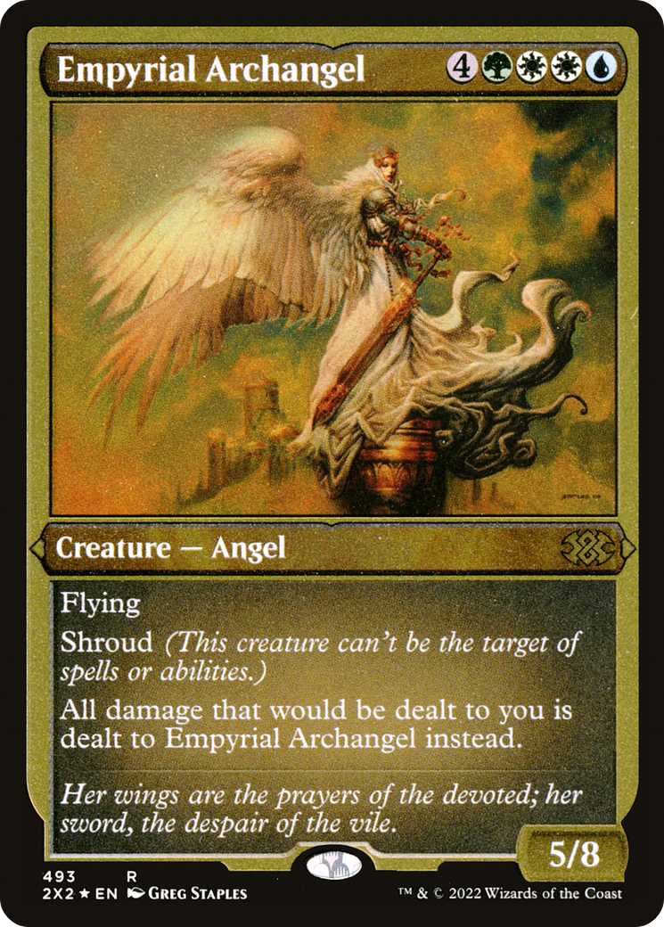 Image of Empyrial Archangel (2X2-493) - Double Masters 2022 Foil