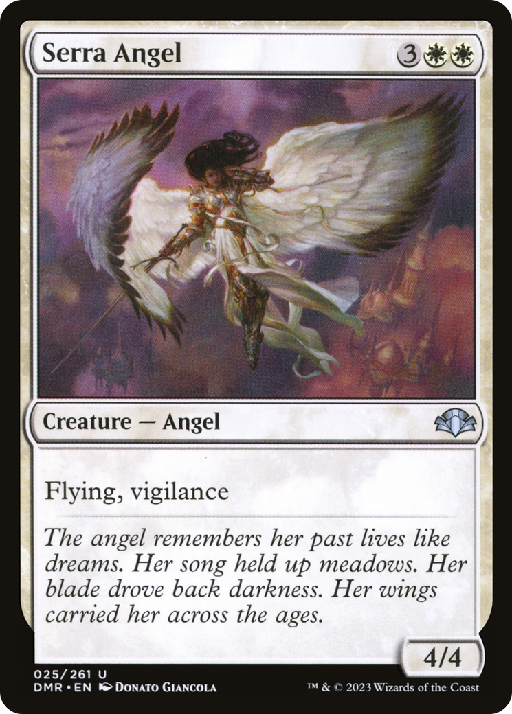 Image of Serra Angel (DMR-025) - Dominaria Remastered