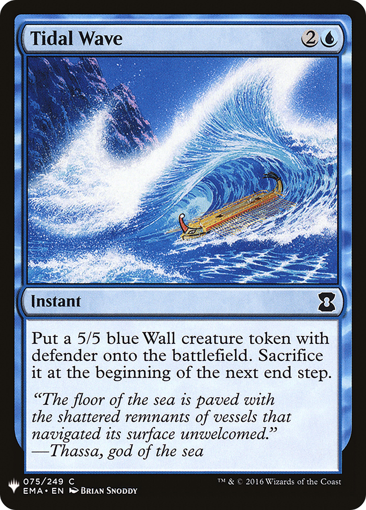 Image of Tidal Wave (LIST-EMA-75) - The List