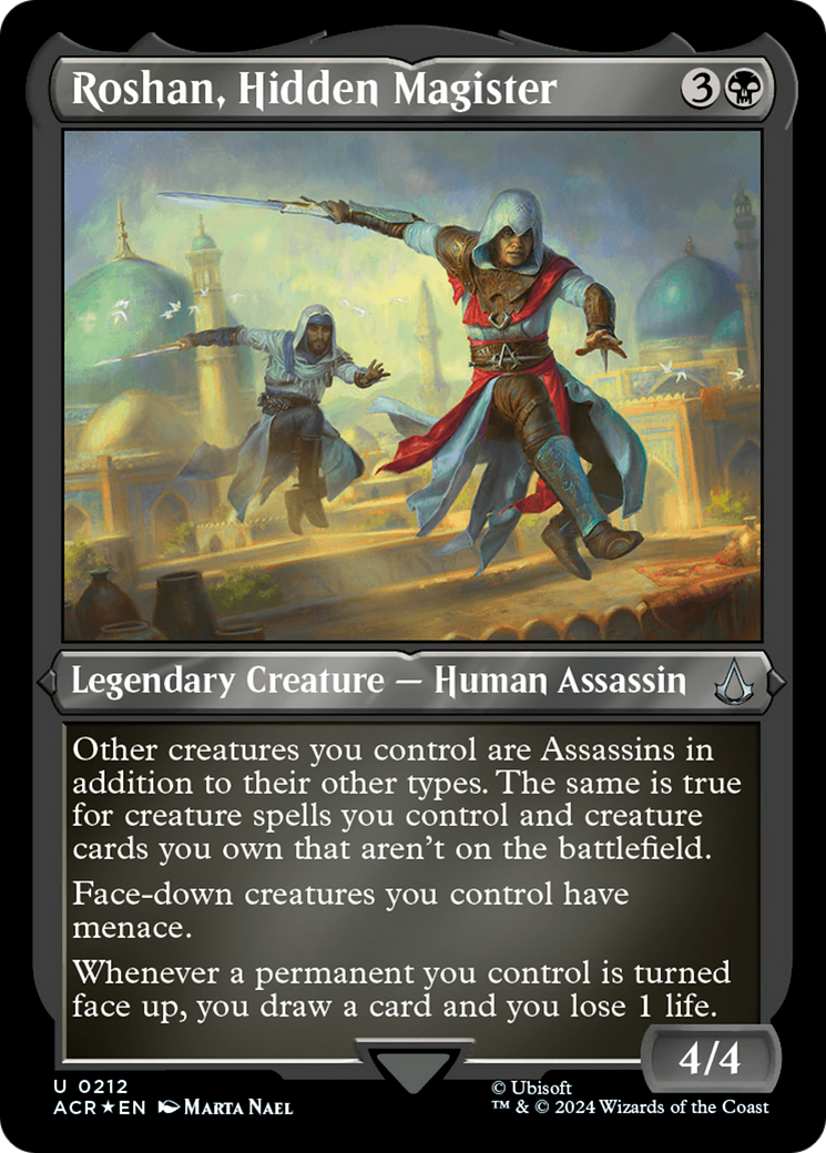 Image of Roshan, Hidden Magister (ACR-212) - Assassin's Creed Etched Foil