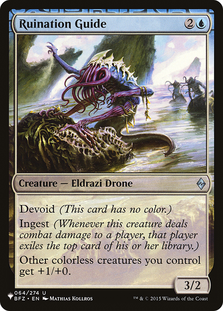 Image of Ruination Guide (LIST-BFZ-64) - The List: (devoid)
