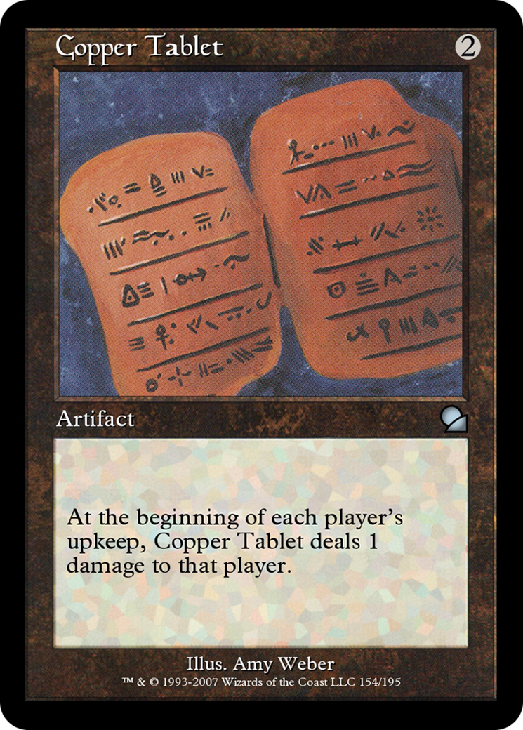 Image of Copper Tablet (ME1-154) - Masters Edition Foil