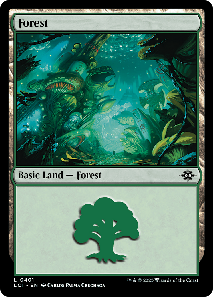 Image of Forest (0401) (LCI-401) - The Lost Caverns of Ixalan Foil