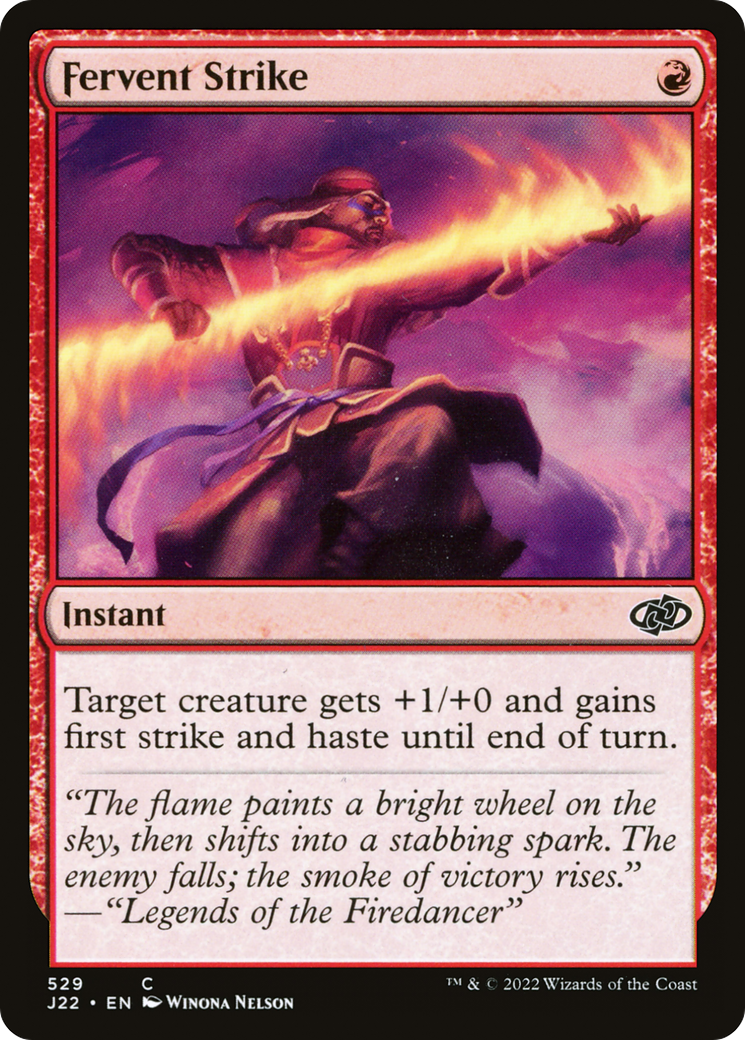 Image of Fervent Strike (J22-529) - Jumpstart 2022