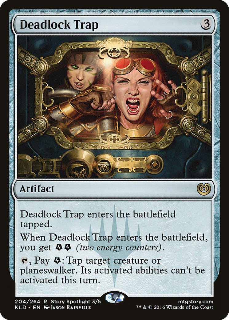 Image of Deadlock Trap (KLD-204) - Kaladesh Foil