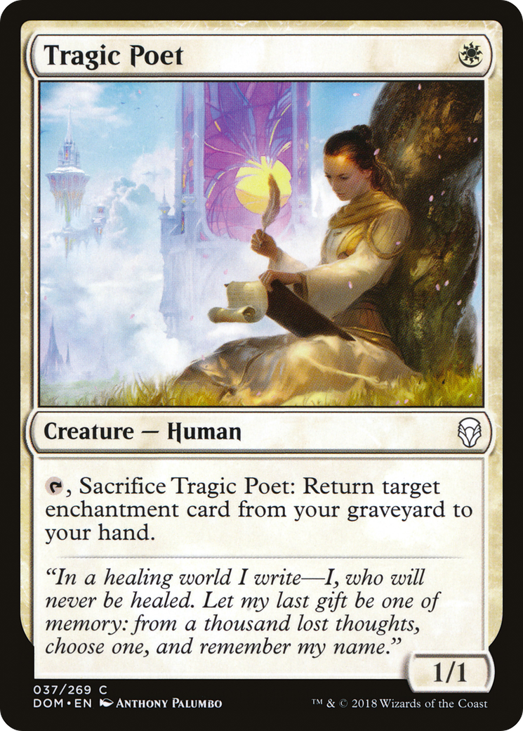 Image of Tragic Poet (DOM-037) - Dominaria Foil