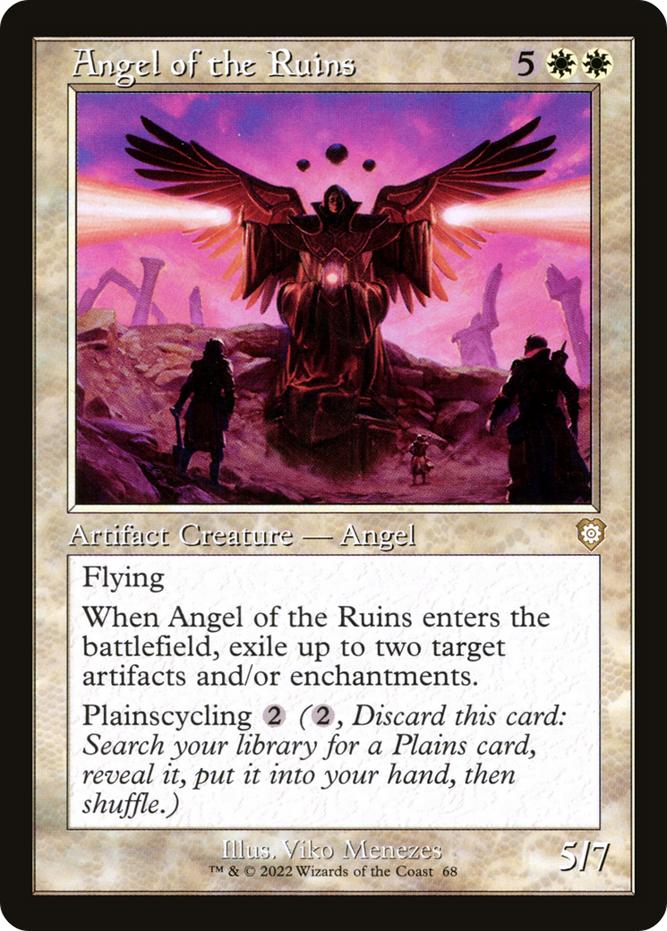Image of Angel of the Ruins (Retro Frame) (BRC-068) - The Brothers' War Commander