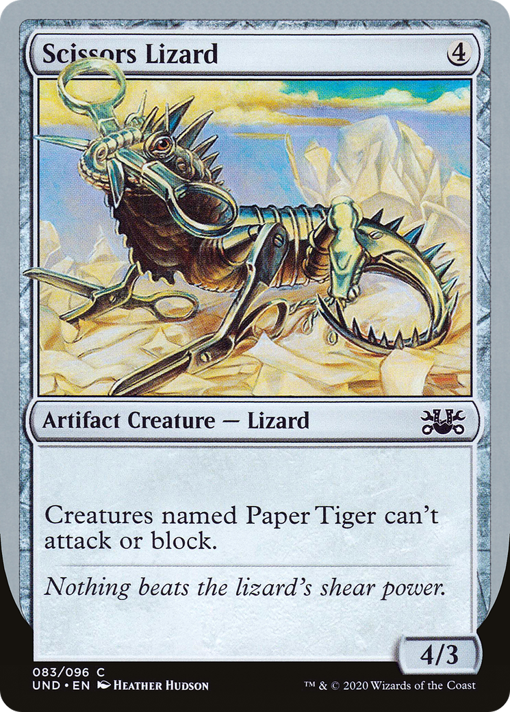 Image of Scissors Lizard (UND-083) - Unsanctioned