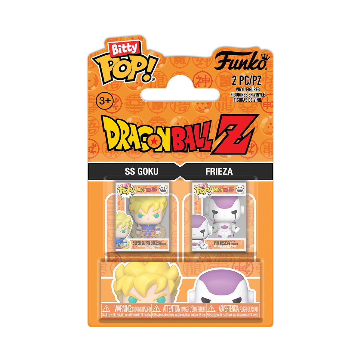 Image of Dragon Ball Z Goku and Frieza Funko Bitty Pop! Mini-Figure 2-Pack