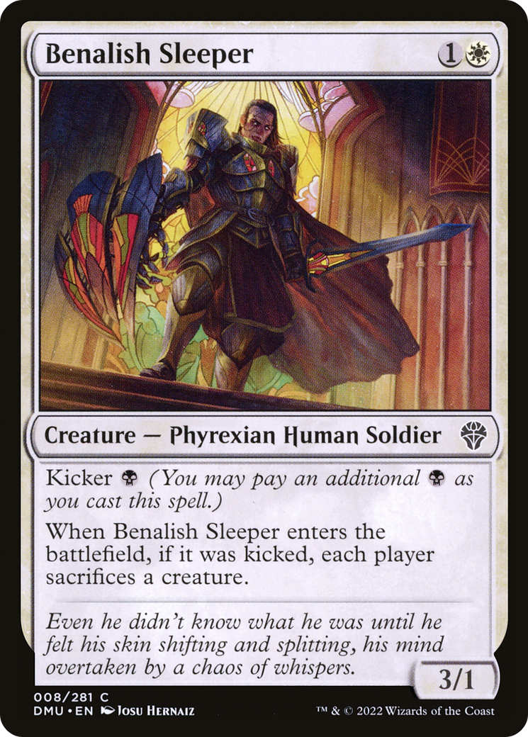 Image of Benalish Sleeper (DMU-008) - Dominaria United