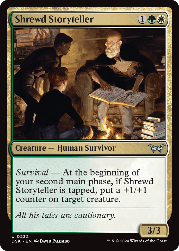 Image of Shrewd Storyteller (DSK-232) - Duskmourn: House of Horror Foil