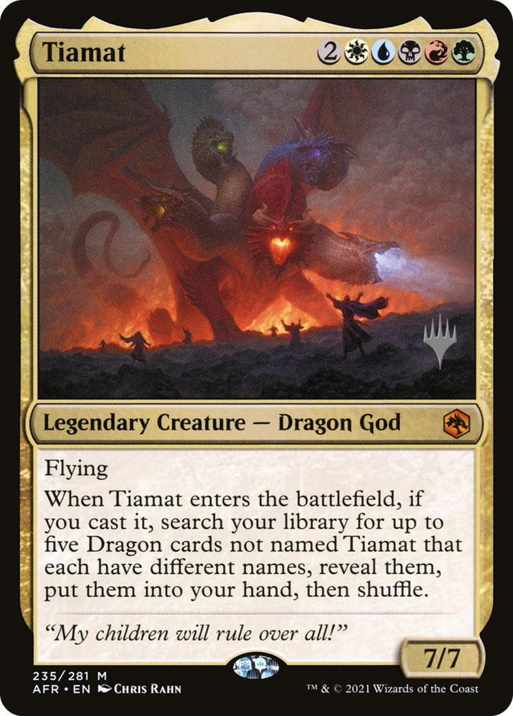 Image of Tiamat (PPAFR-235) - Adventures in the Forgotten Realms Promos