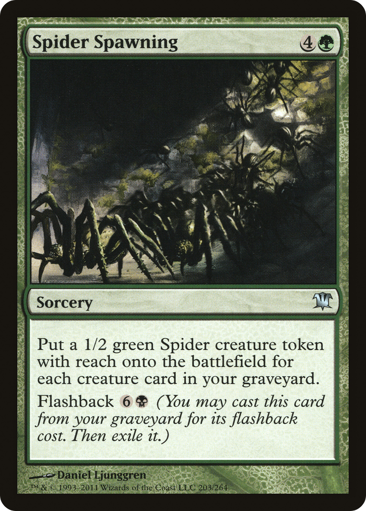 Image of Spider Spawning (ISD-203) - Innistrad Foil