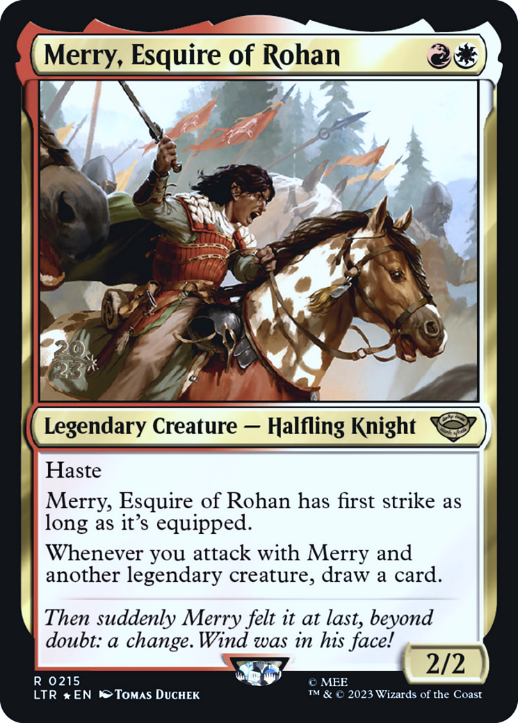 Image of Merry, Esquire of Rohan (PRE-215) - Tales of Middle-earth Promos Foil