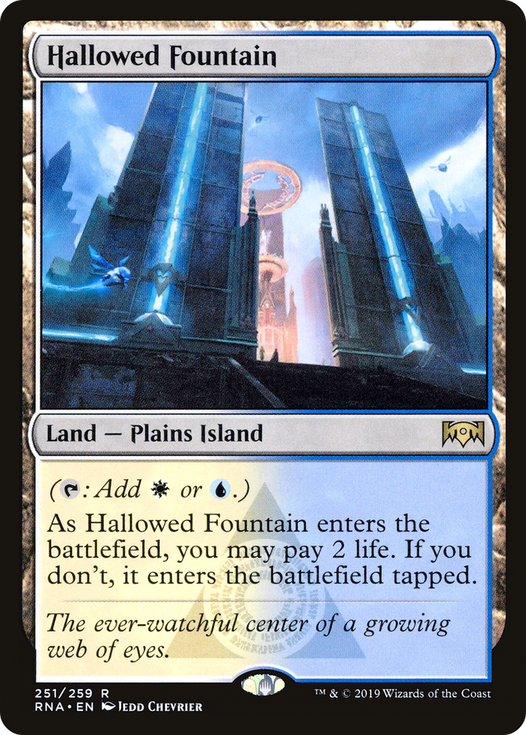 Image of Hallowed Fountain (RNA-251) - Ravnica Allegiance