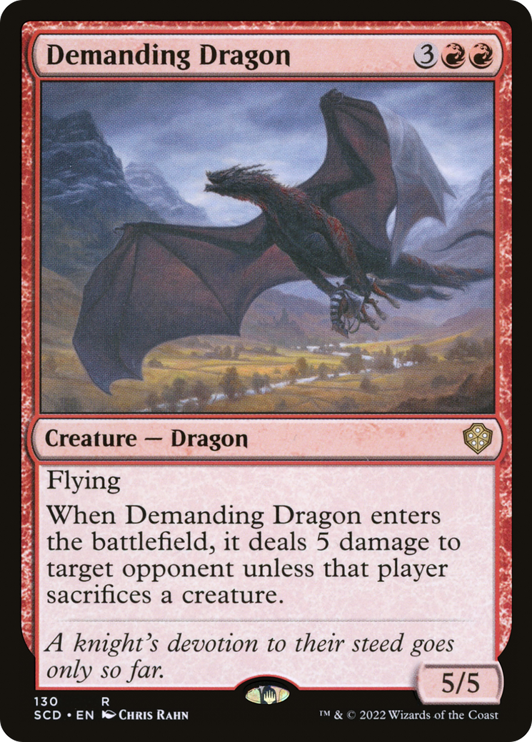 Image of Demanding Dragon (SCD-130) - Starter Commander Decks
