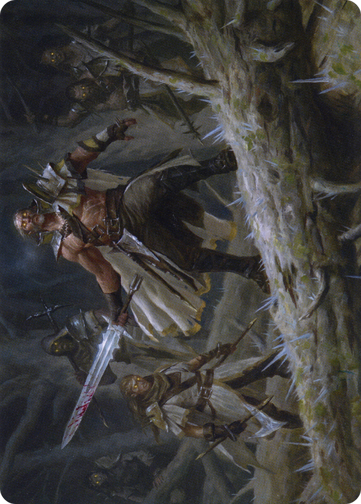 Image of Tovolar, Dire Overlord // Tovolar, Dire Overlord (AMID-005) - Midnight Hunt Art Series (Borderless)